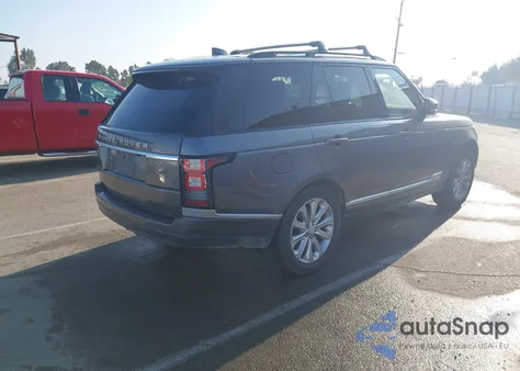 2017 Land Rover Range Rover Hse z USA, uszkodzony, nr VIN SALGS2FK6HA321133